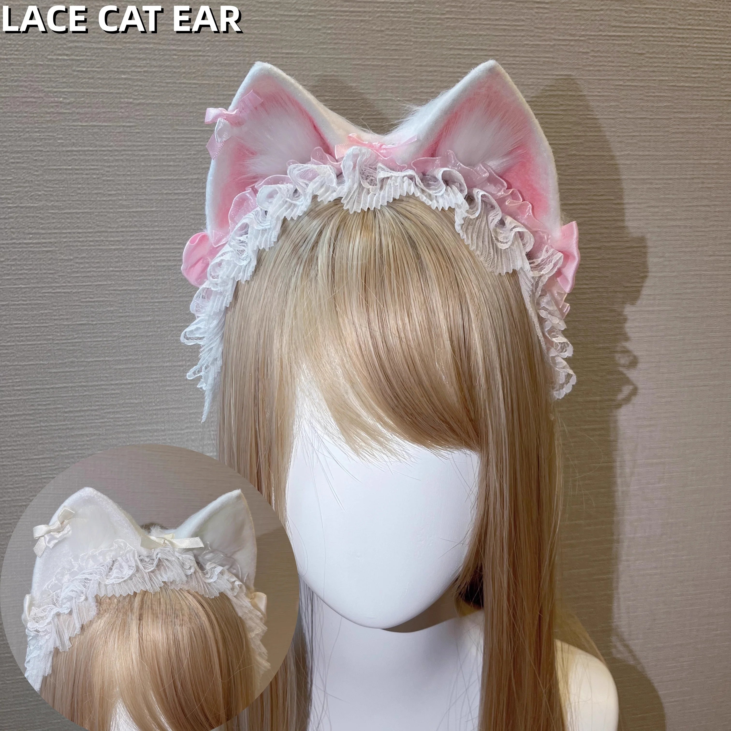 Lolita Fairy Lace Cat Ear Headband