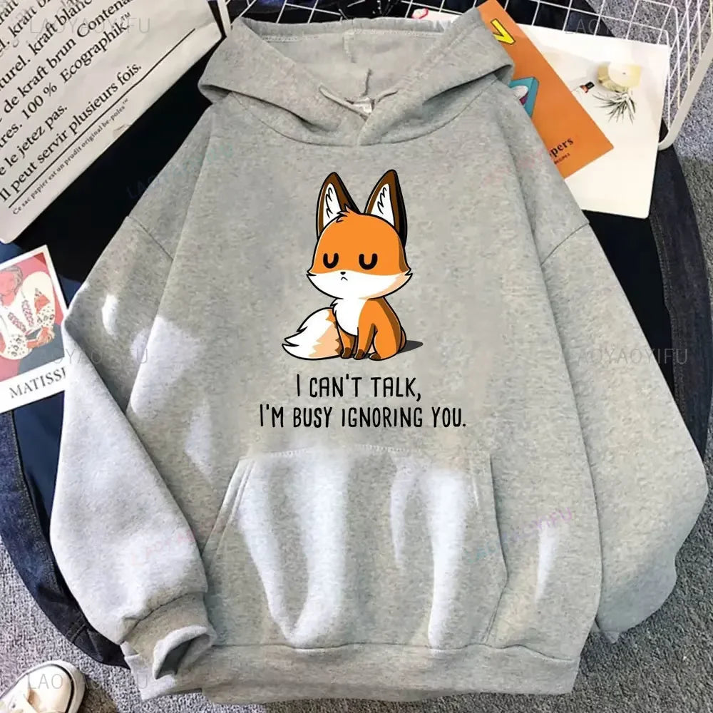 Cute I Don't Give A FoxHoodie