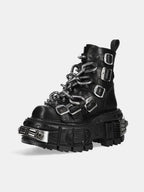 Gothic  Chain Heel Boots