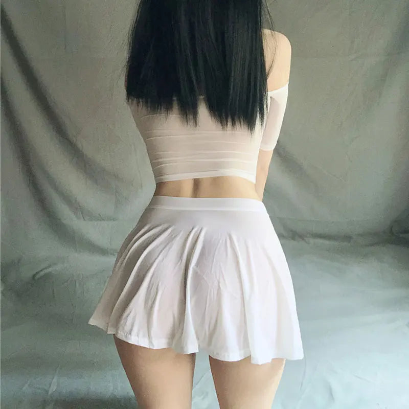 Y2k A-line Stretchy Skirt