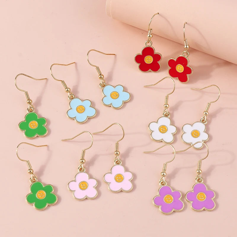 1pc Lovely Flower Earrings
