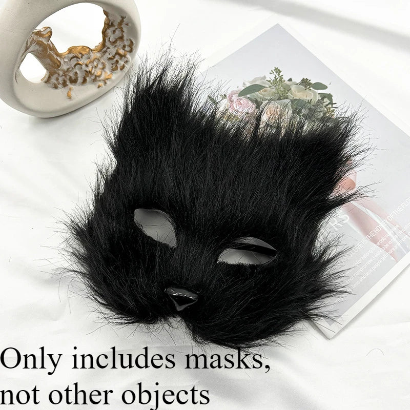 Long Hair Fox Mask