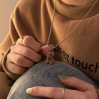 Cute Plush Bear Necklace