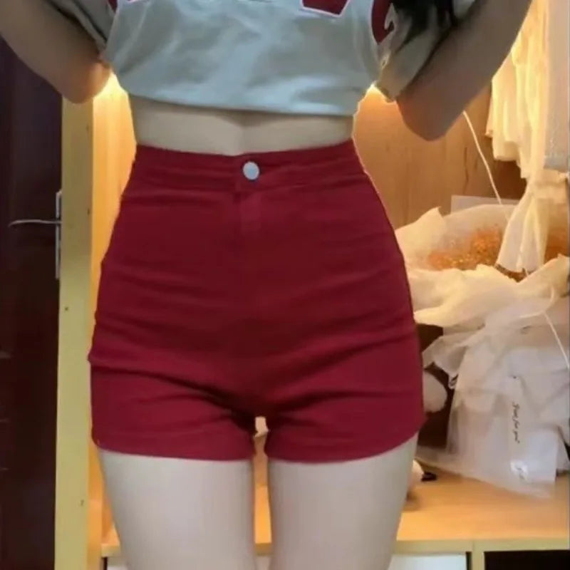 High Waist  Short Jeans