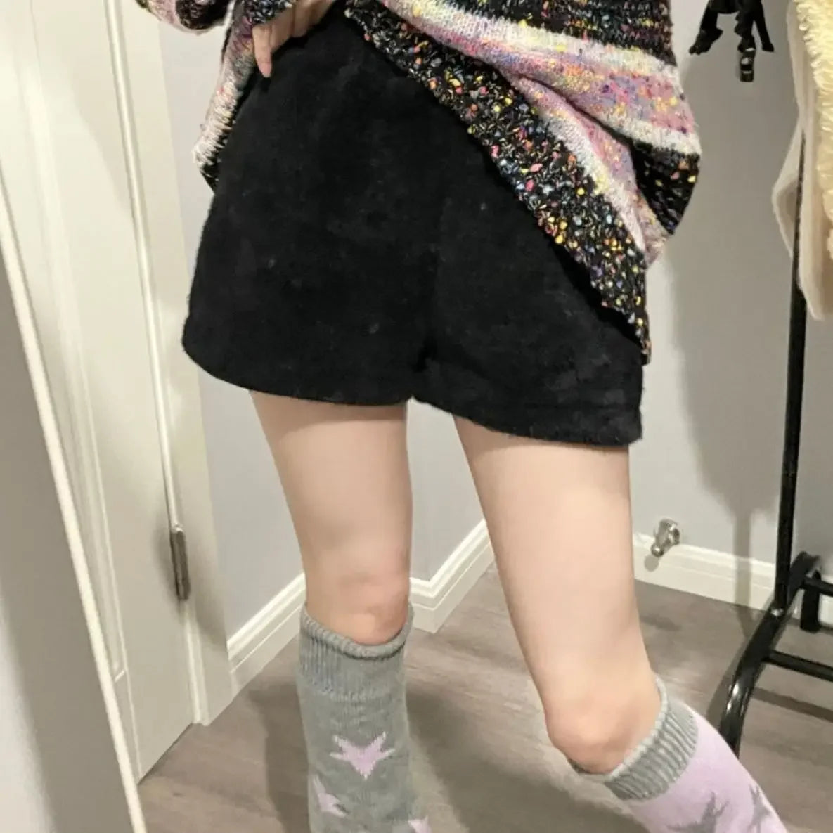Y2K Fur Shorts