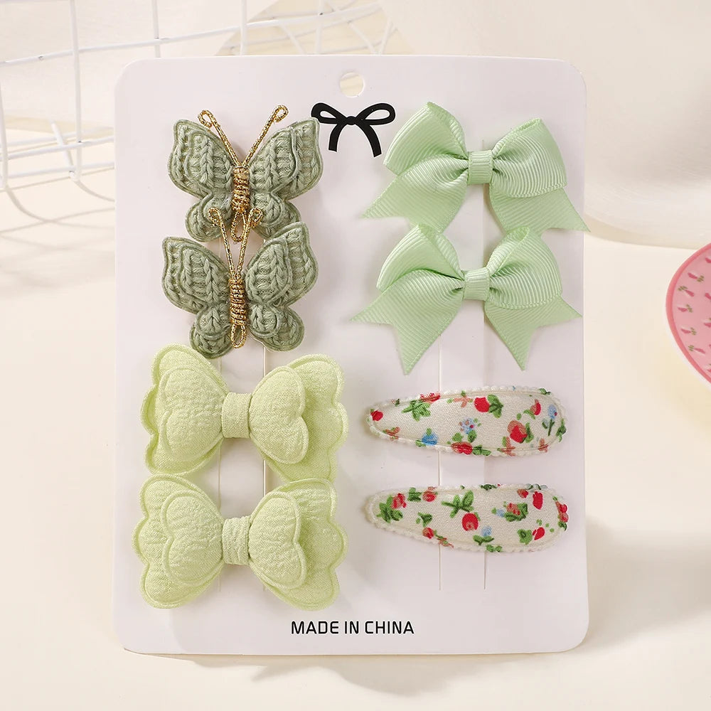 BABY BOWS 8Pcs/Set Butterfly Hair Clips