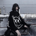 Punk Oversized Long Sleeve T-Shirt