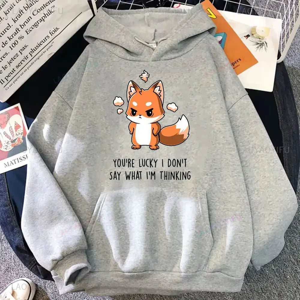 Cute I Don't Give A FoxHoodie