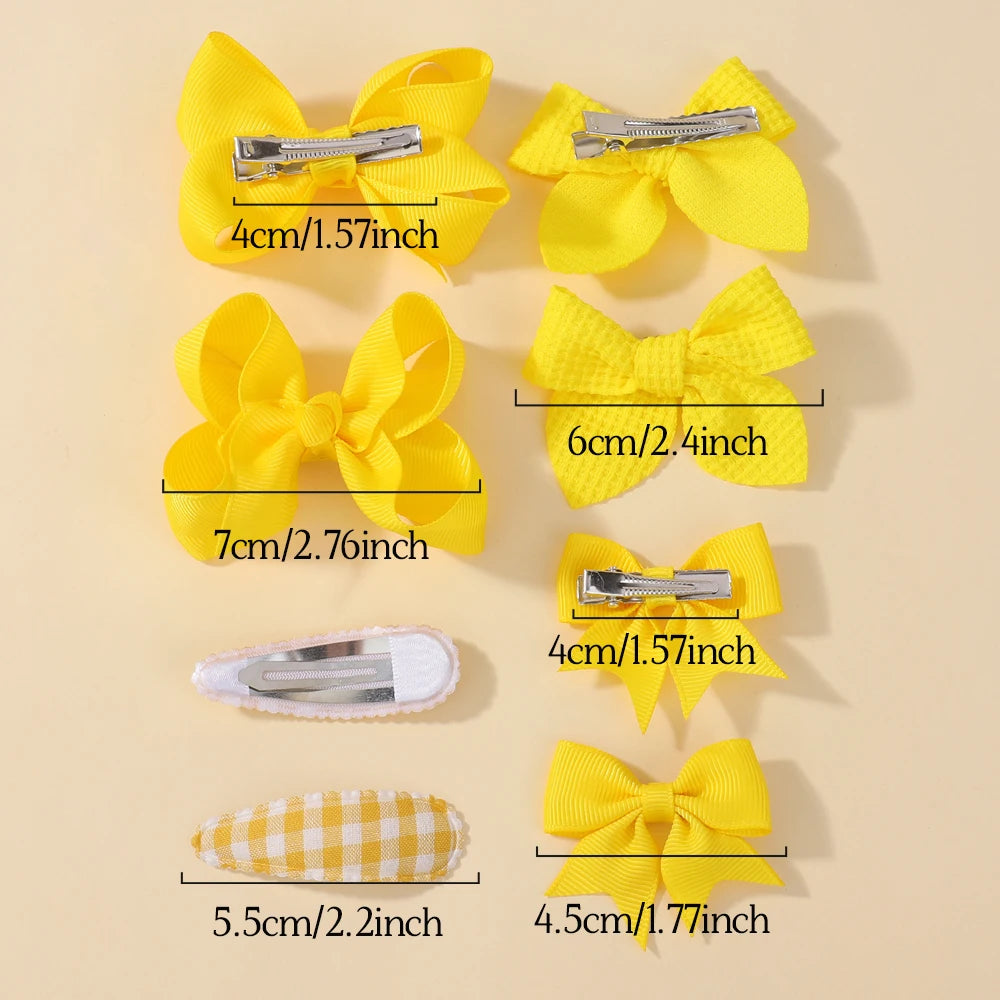 BABY BOWS 8Pcs/Set Butterfly Hair Clips