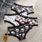 4 Pcs Comfortable Breathable Dark Fashion Underwear