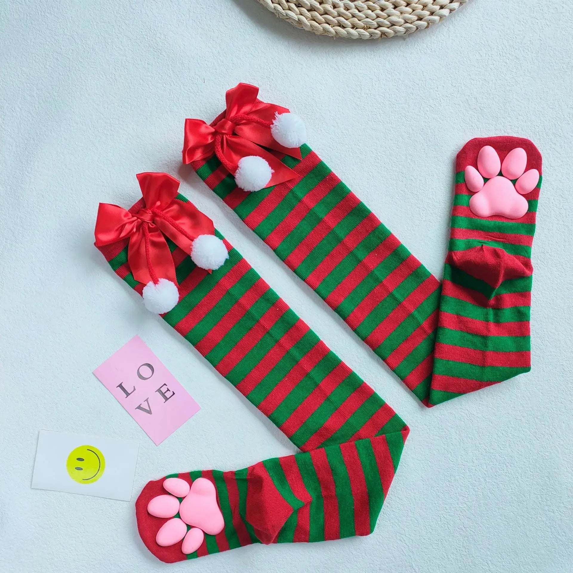 Cat Paw Thigh Highs