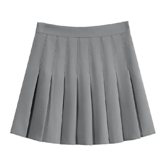 Summer  Mini Skirts  Pleated