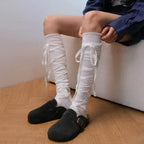 Bowknot Lace-Up Socks
