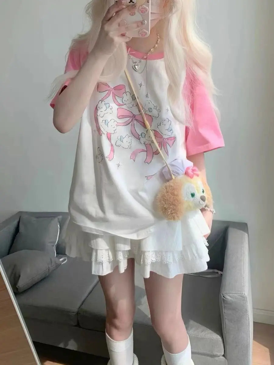 Cute Style  Short Sleeve  T-shirt