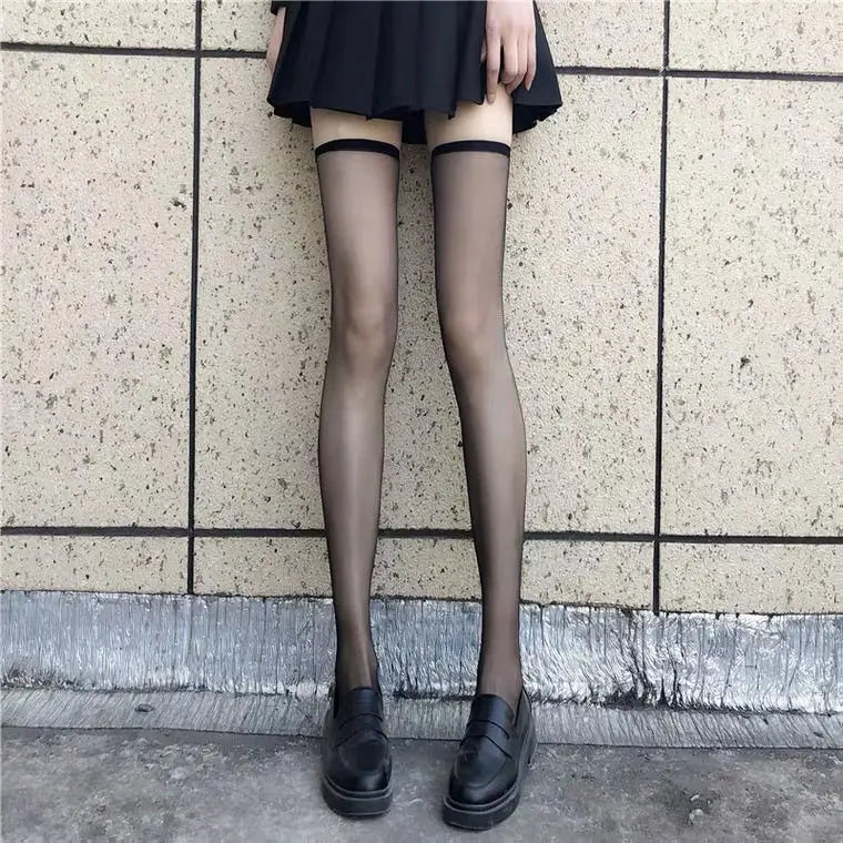 Wide-banded Velvet  Thigh High