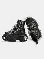 Gothic  Chain Heel Boots