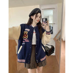 Padded and Thickened Baseball Jacket