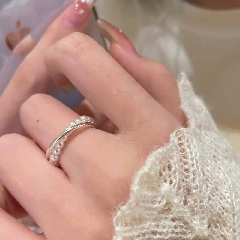 Pearl Bowknot Ring