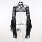Gothic See-Through Shrug Top