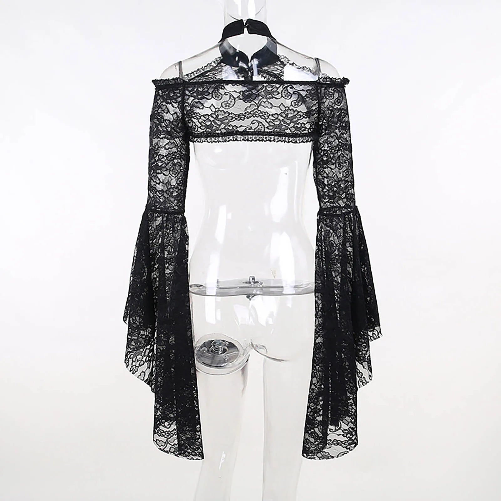 Gothic See Through Shrug Top