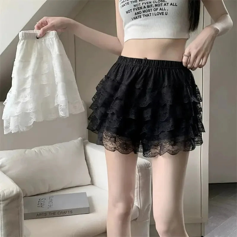 Pleated Safety Shorts