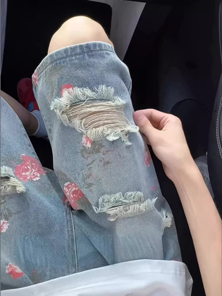 High Waist Fit Flare Jeans