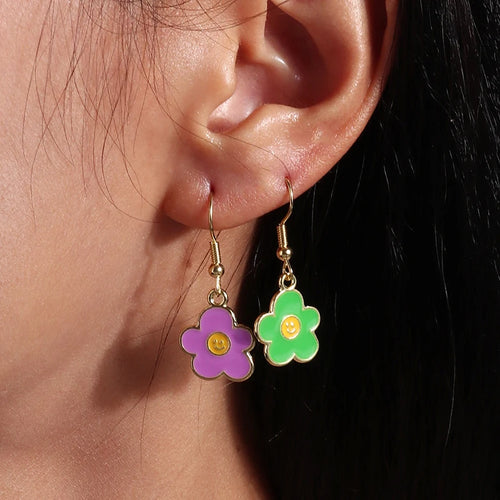 1pc Lovely Flower Earrings