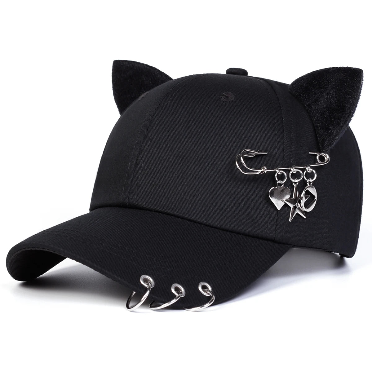 Cat Ear Pin  Baseball Cap