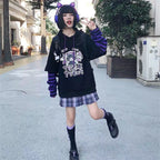Patchwork Streetwear Hoodie