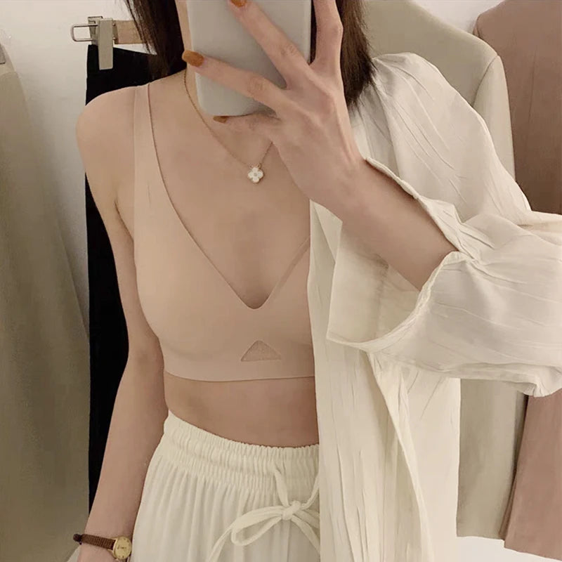 Wire Free Push Up  Bra