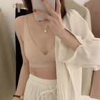 Wire Free Push Up  Bra