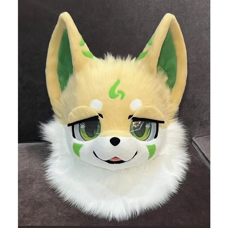 Yellow Fox Fursuit (head)