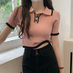 Polo  Knitted Short Sleeves T-shirt