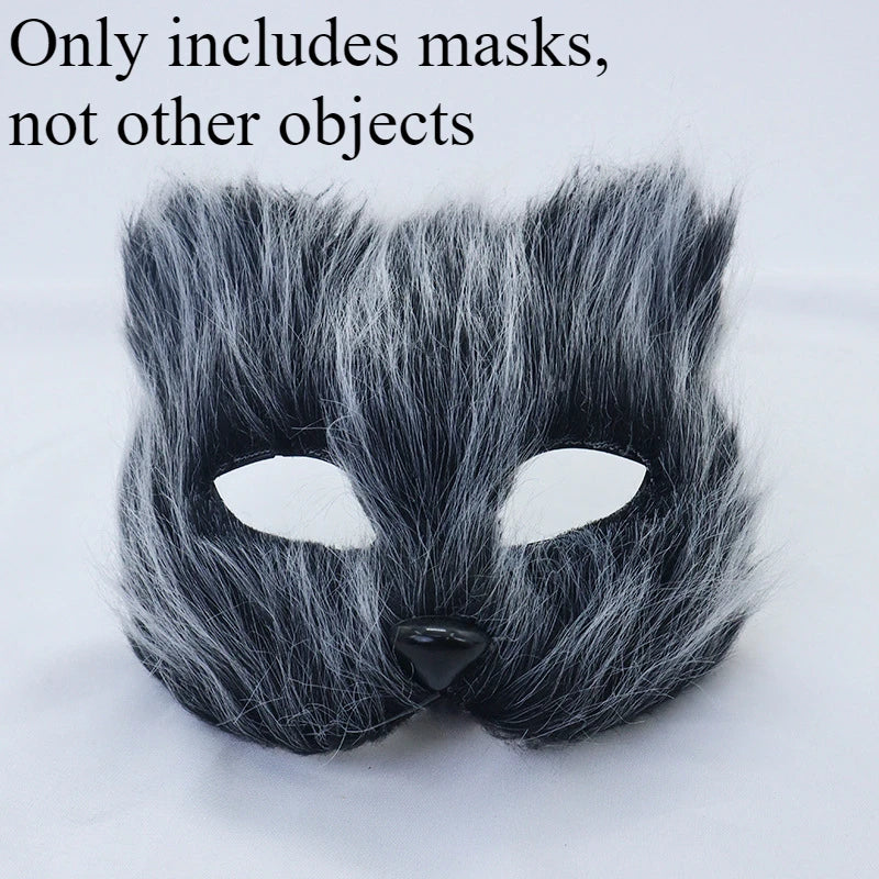 Long Hair Fox Mask