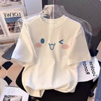 Sanrio Cinnamoroll Printed Casual Loose T-shirt