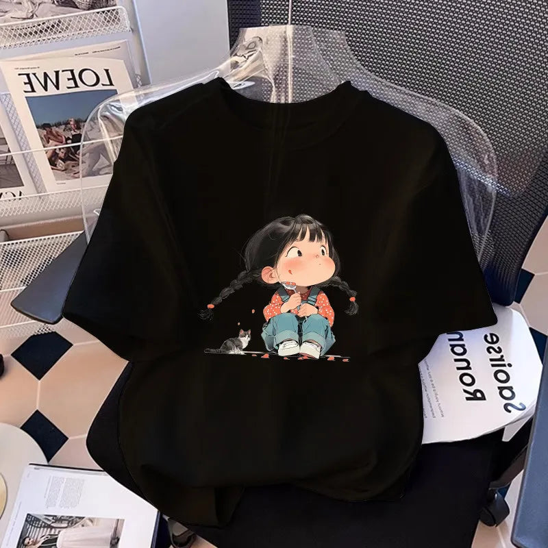 Cute Pure Cotton T-shirt