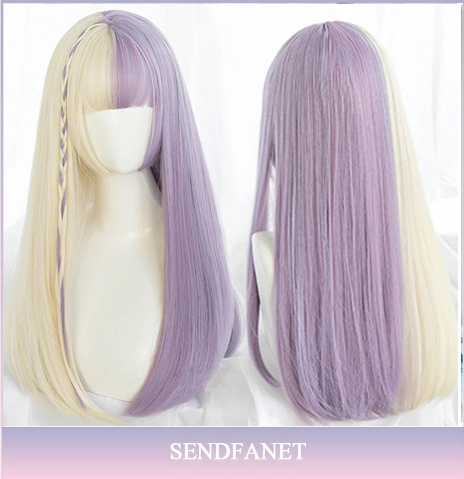 AS Long Straight Synthetic Wig