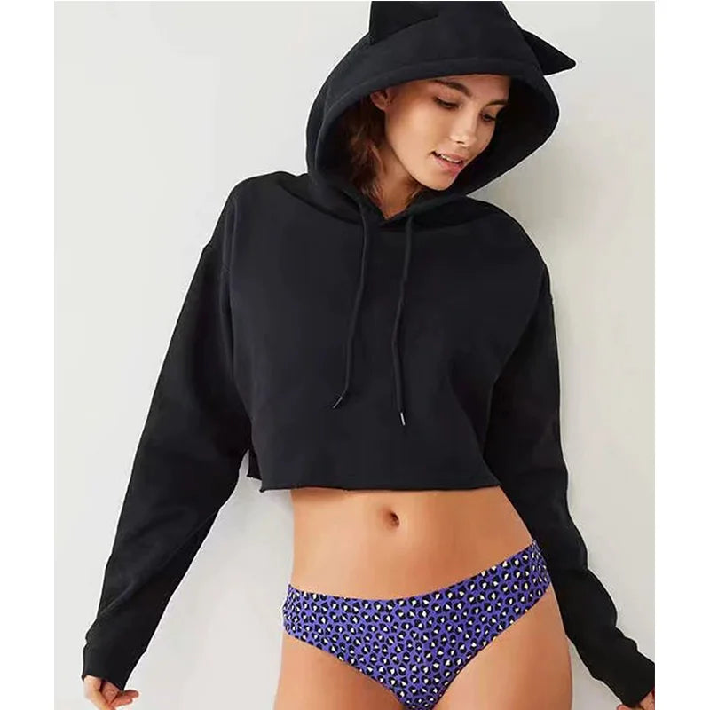 Cat Ear Crop Top