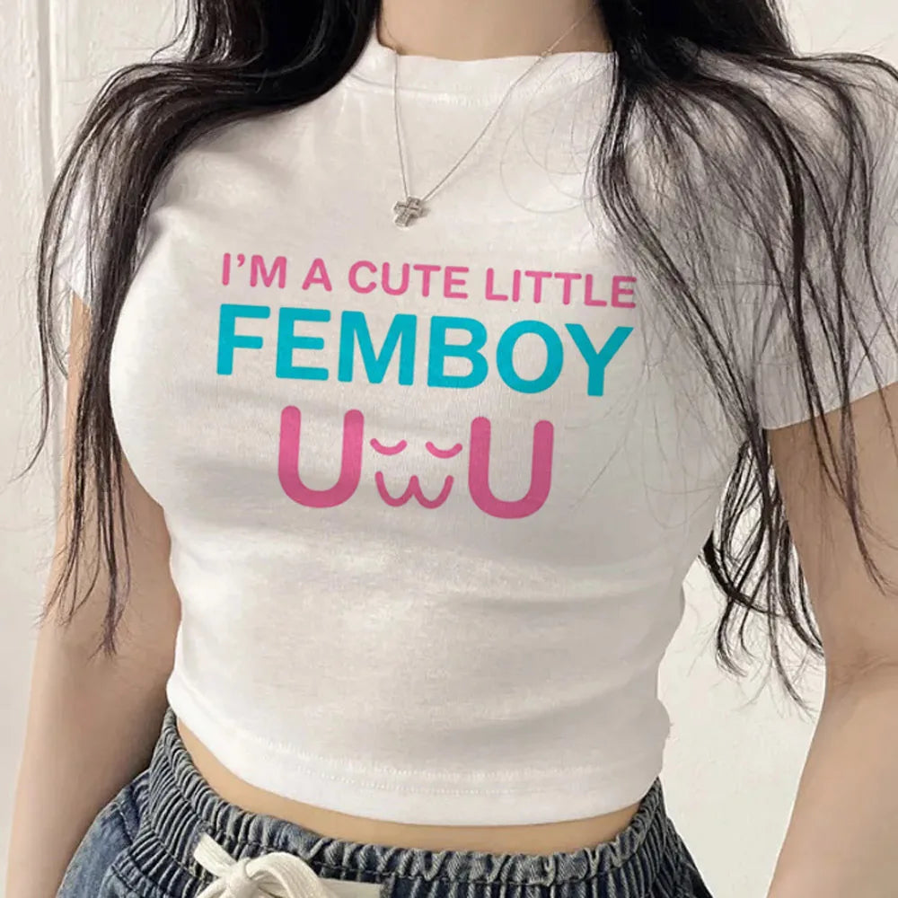 Femboy crop top
