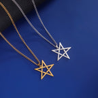 Unift Inverted Pentagram  Necklace