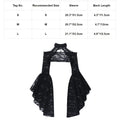 Gothic See-Through Shrug Top