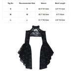 Gothic See-Through Shrug Top