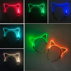 Luminous Cat Ears LED Hair Band