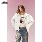 ELFSACK Denim Streetwear Jacket