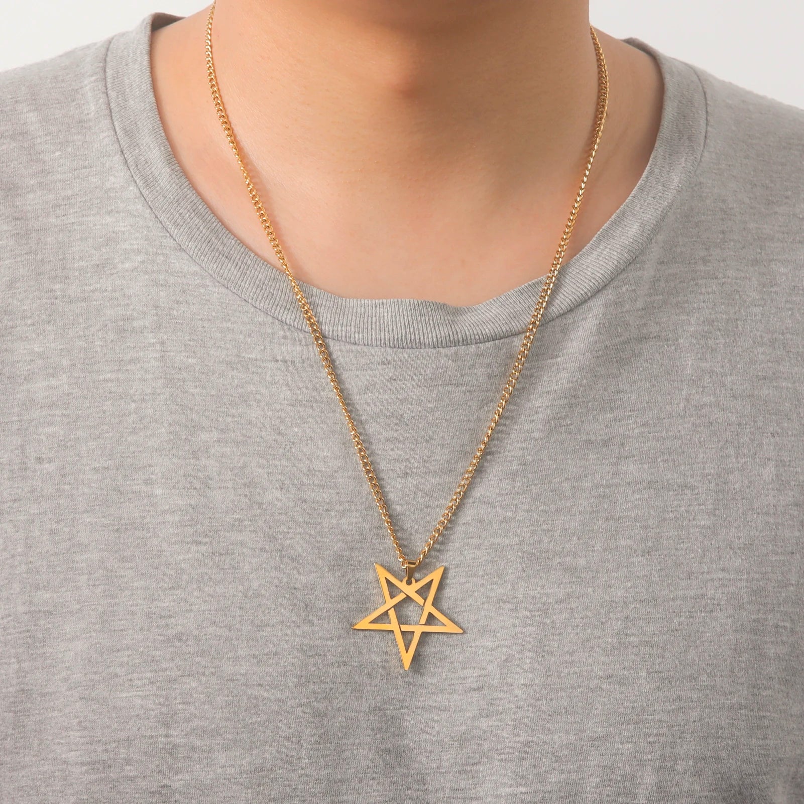 Unift Inverted Pentagram Necklace