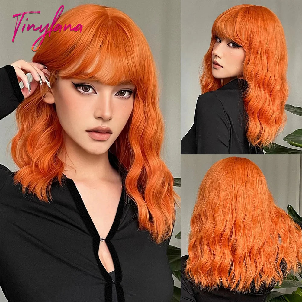 Short  Wavy Synthetic Wigs