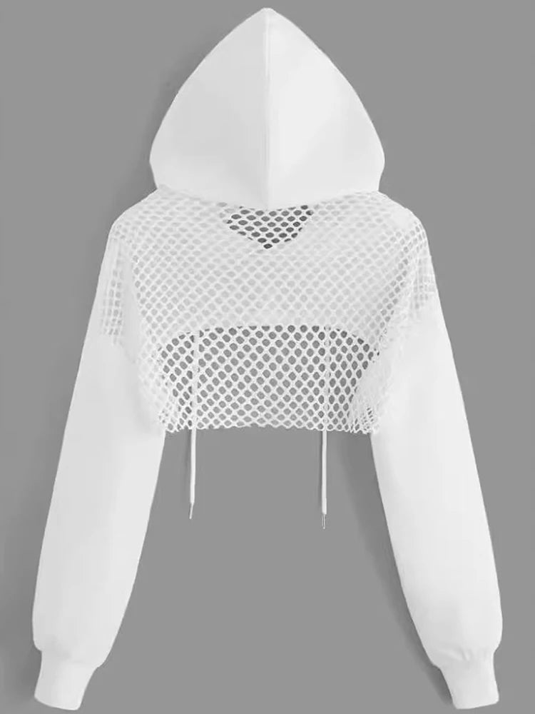 Street Sport Crop Hoodie