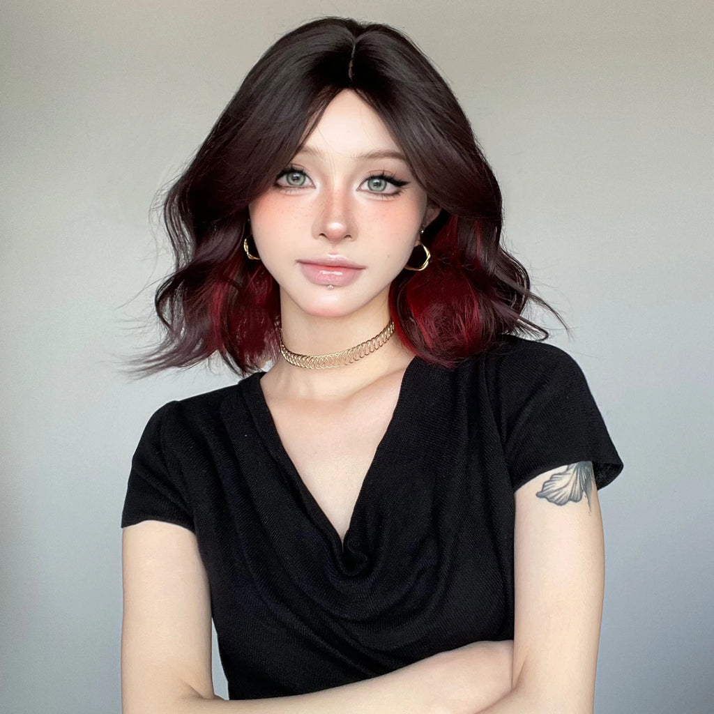Short Wavy Synthetic Wigs