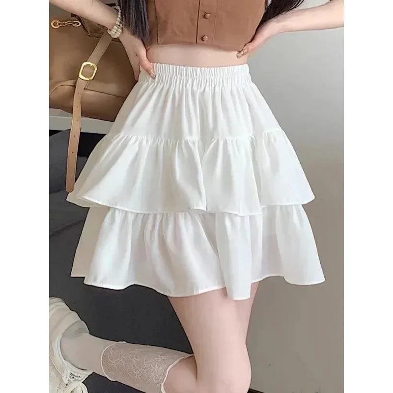 Cute Tiered Ruffle Skirt