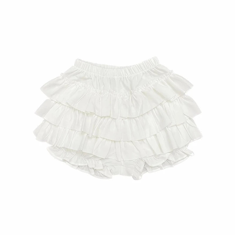 Y2K Sweet Ruffles Mini Skirt